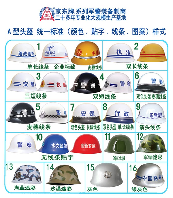 A7型头盔字线条、统一标准样式  拷贝